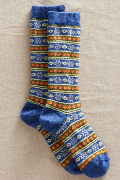 Starry Stripe Alpaca Socks