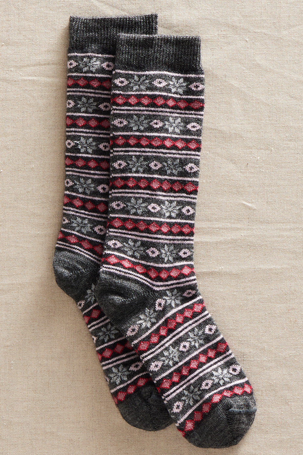 Starry Stripe Alpaca Socks