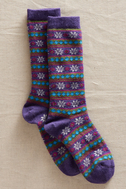 Starry Stripe Alpaca Socks