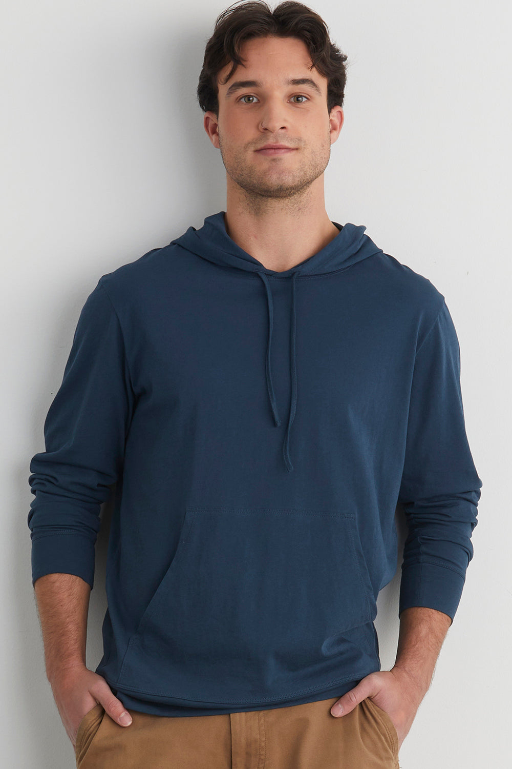 Unisex 100% Organic Cotton Lightweight Pullover Hoodie