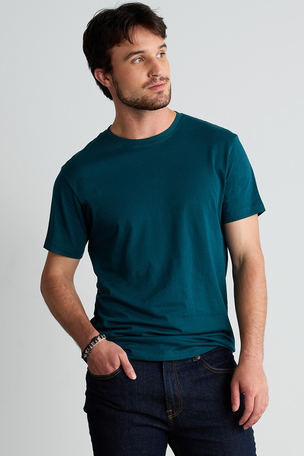 Men's 100% Organic Cotton Crew Neck T-Shirt