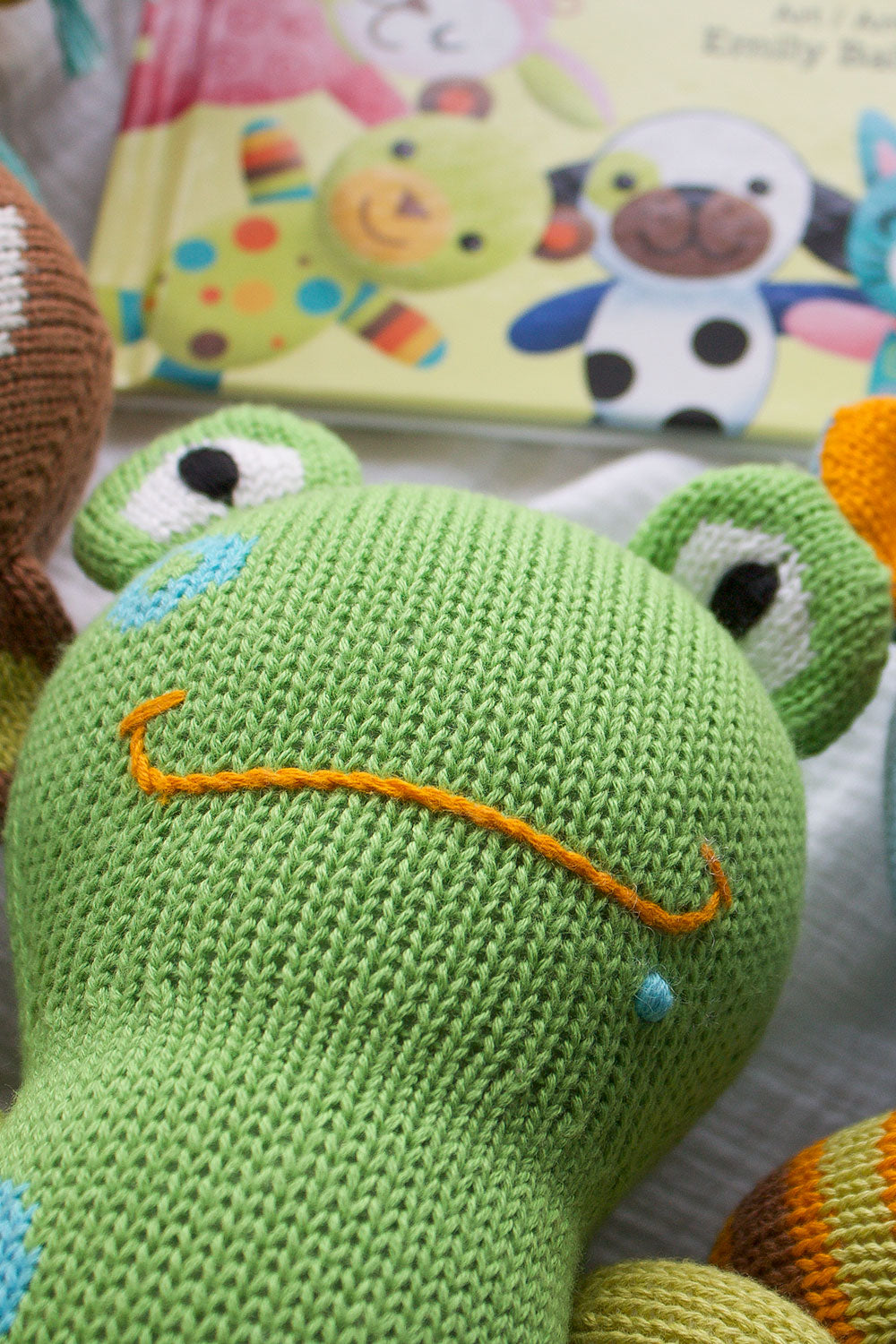 Flop the Frog - Organic Frog Stuffed Animal